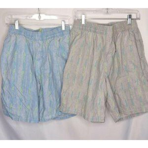 Ocean Pacific Mens OP Shorts Bermuda 2 Pair